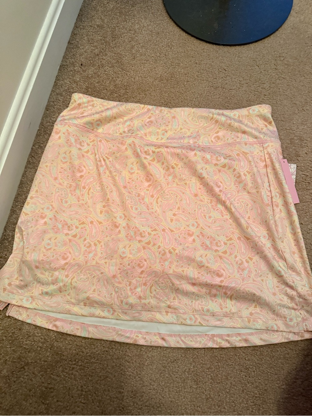 Kensie Pastel Paisley Mini Skirt - Pink